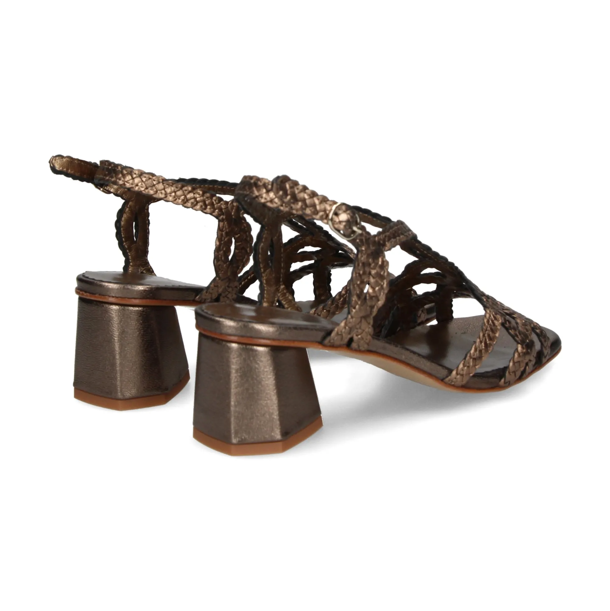 PONS QUINTANA Sandalias con tacón de Mujer 10440.000 64 COBRE