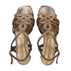 PONS QUINTANA Sandalias con tacón de Mujer 10440.000 64 COBRE