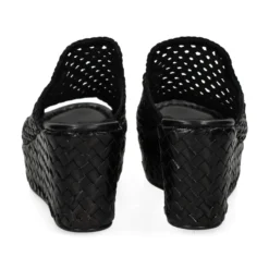 PONS QUINTANA Sandalias cuña de Mujer 9864.T00 09 NEGRO