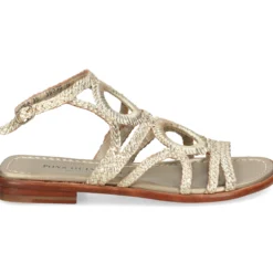 PONS QUINTANA Sandalias planas de Mujer 9759.000 PLATINO