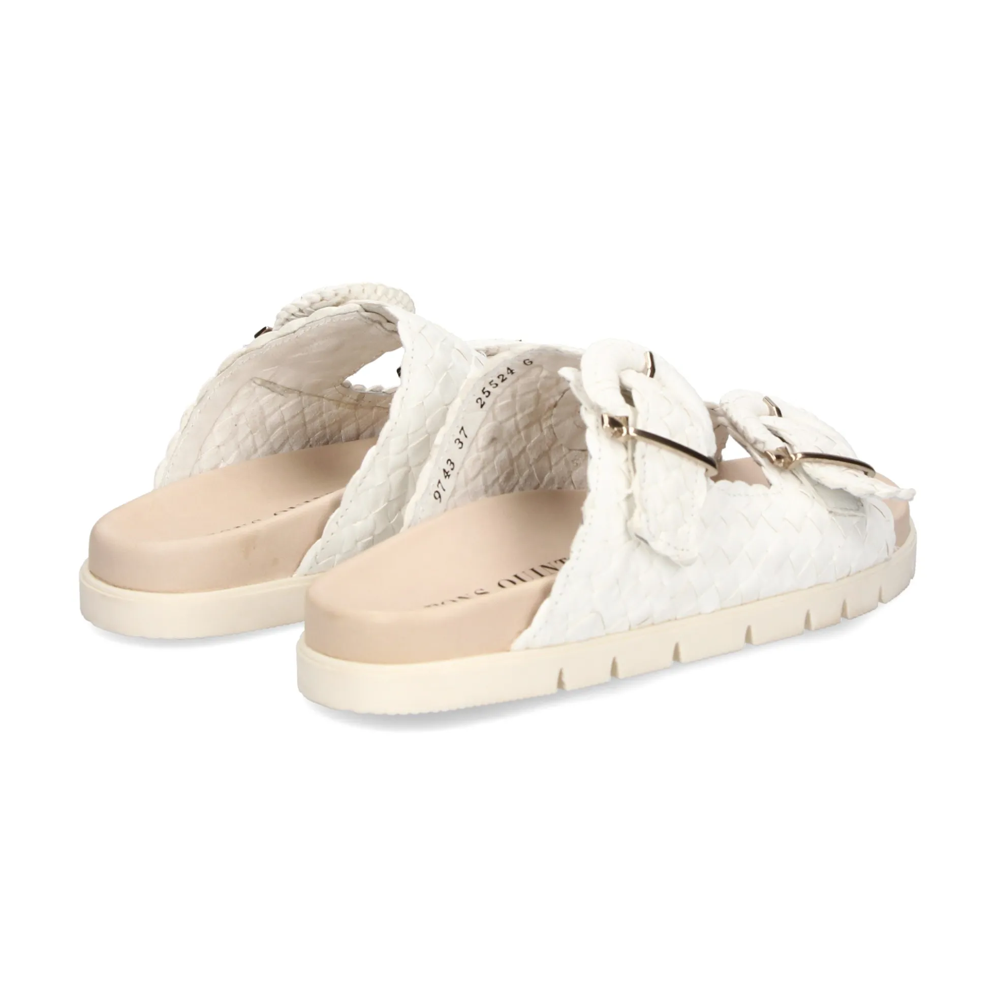 PONS QUINTANA Sandalias planas de Mujer 9743.001 W03 MILK