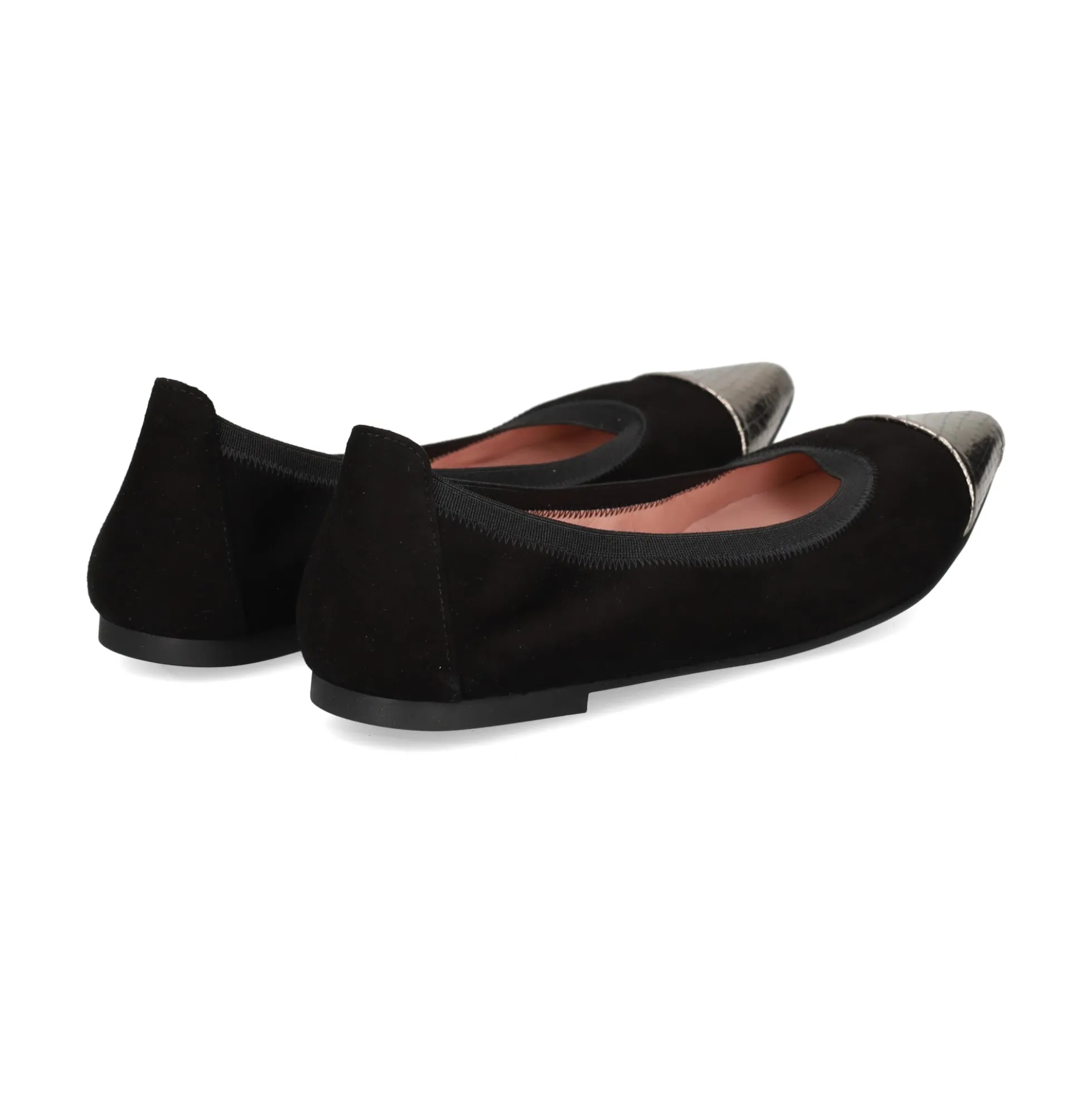 PRETTY BALLERINAS Bailarinas de Mujer 49166_AS.24 NEGRO/SILVER