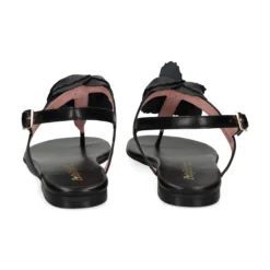 PRETTY BALLERINAS Sandalias planas de Mujer 51.023 NEGRO
