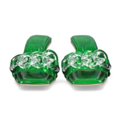 RAS Sandalias con tacón de Mujer 7128 GLOOM GREEN