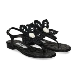 RAS Sandalias planas de Mujer 8431 NEGRO