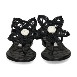 RAS Sandalias planas de Mujer 8431 NEGRO