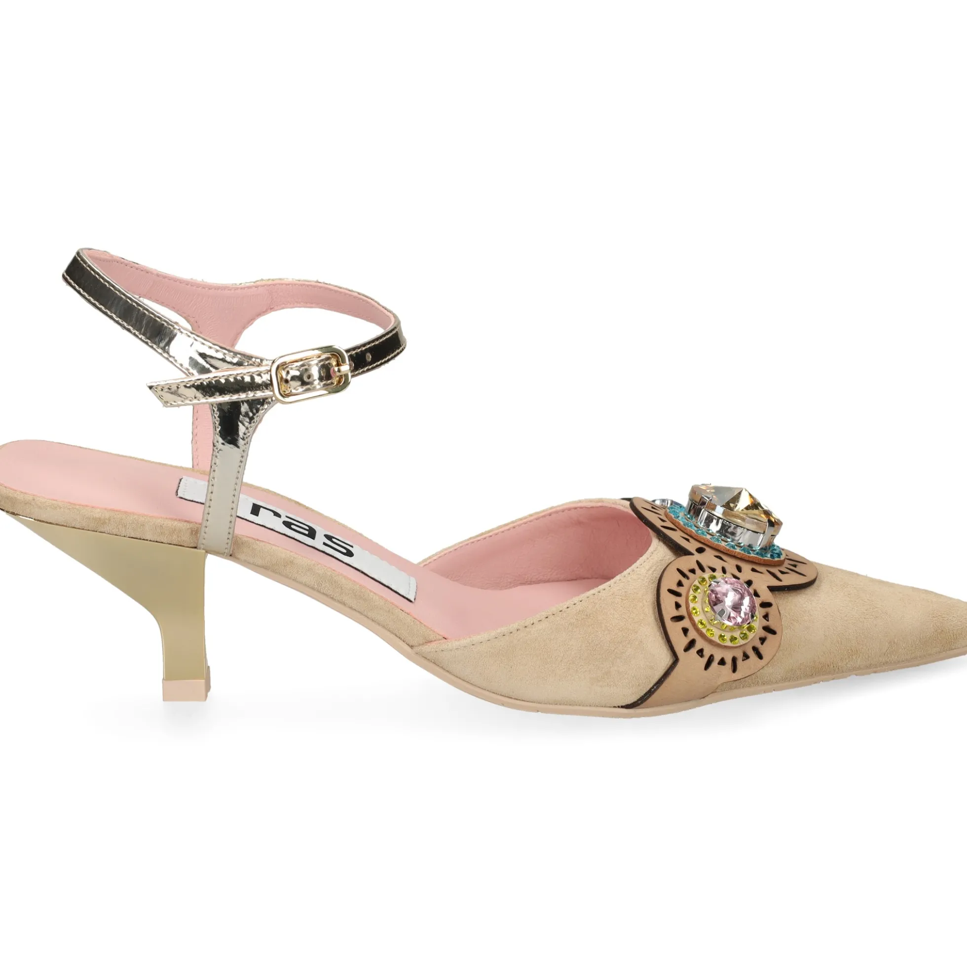 RAS Zapatos de tacón medio de Mujer 8471 MIEL