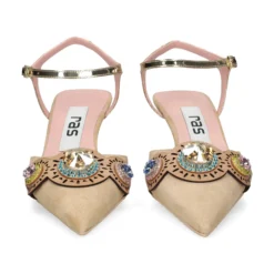 RAS Zapatos de tacón medio de Mujer 8471 MIEL