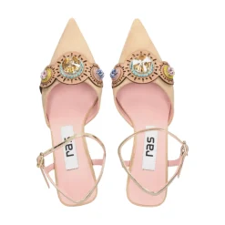 RAS Zapatos de tacón medio de Mujer 8471 MIEL