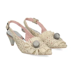 RAS Zapatos de tacón medio de Mujer 7597 TRIGO