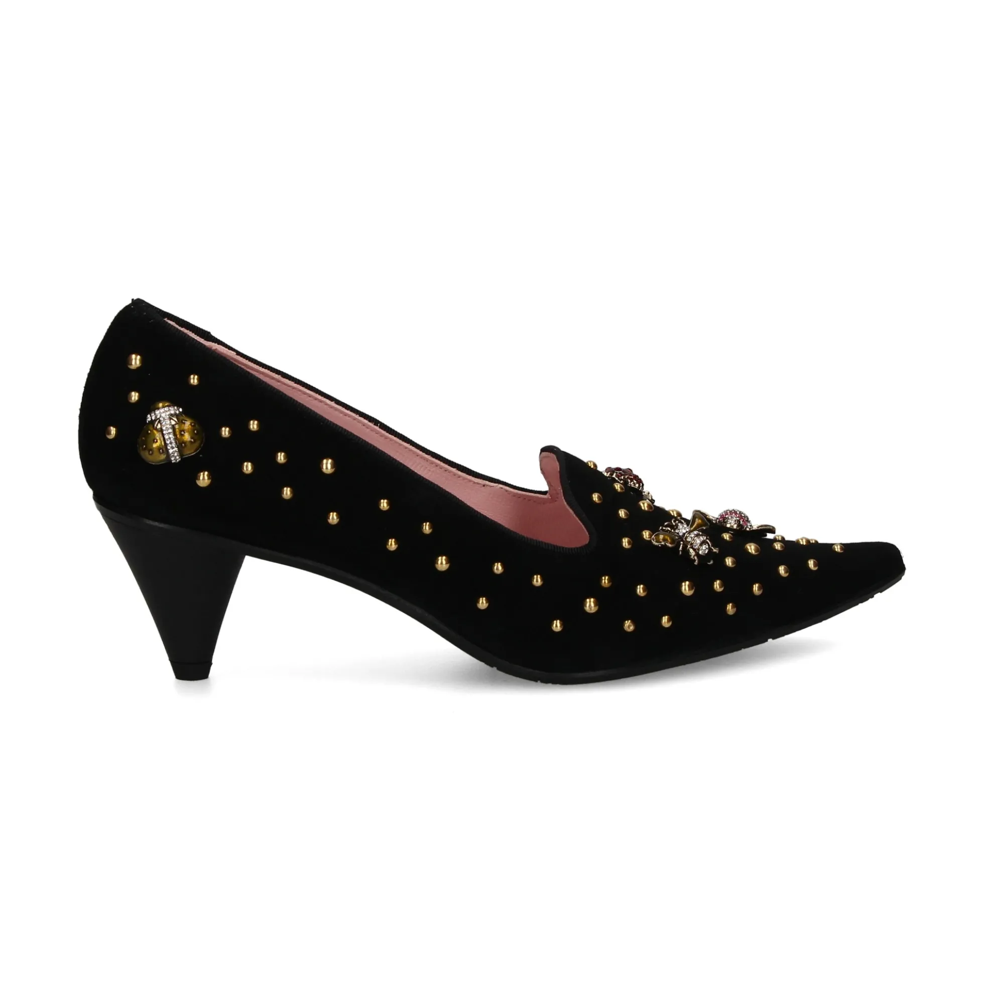 RAS Zapatos de tacón medio de Mujer 7324 NEGRO