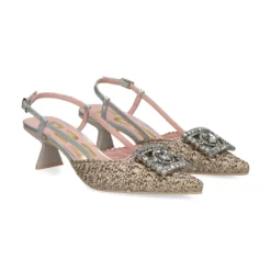 RAS Zapatos de tacón medio de Mujer 8045 SKY