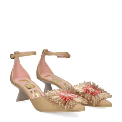 RAS Zapatos de tacón medio de Mujer 8038 ARENA