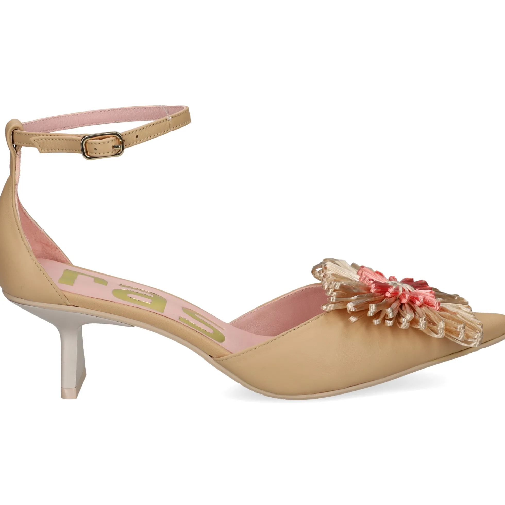 RAS Zapatos de tacón medio de Mujer 8038 ARENA