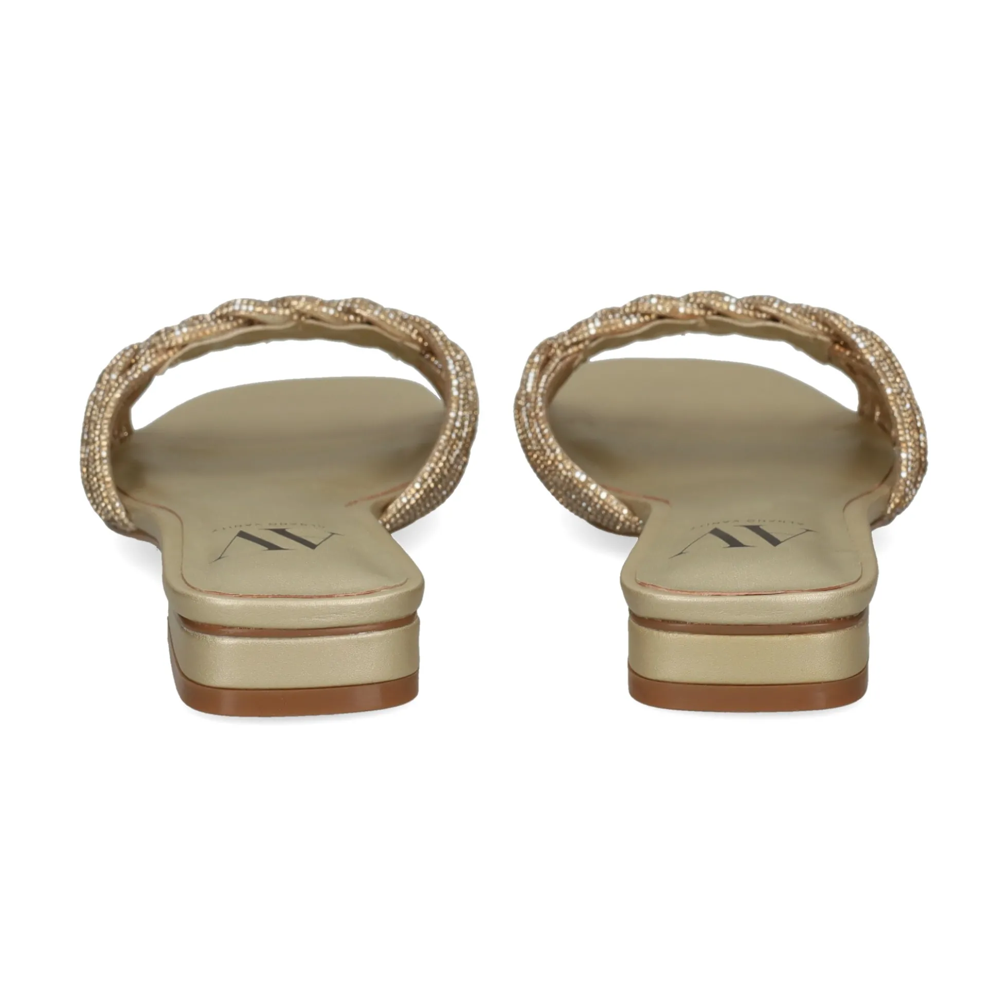 Sandalias planas de Mujer AV6736 / 2 PLATINO