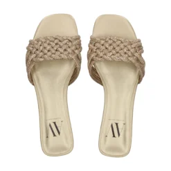 Sandalias planas de Mujer AV6736 / 2 PLATINO