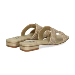 Sandalias planas de Mujer AV6737 / 1 PLATINO