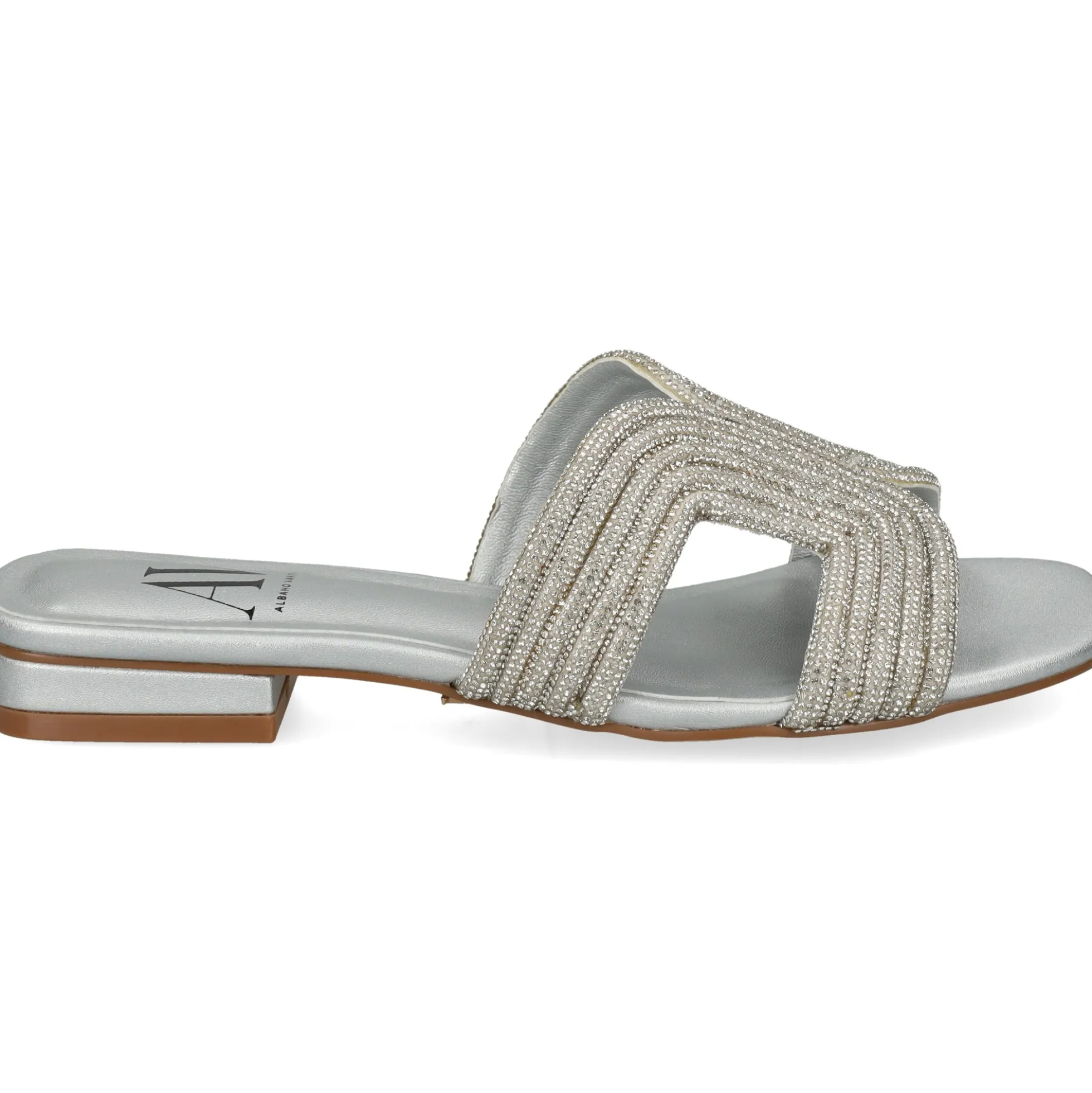 Sandalias planas de Mujer AV6737 / 2 SILVER