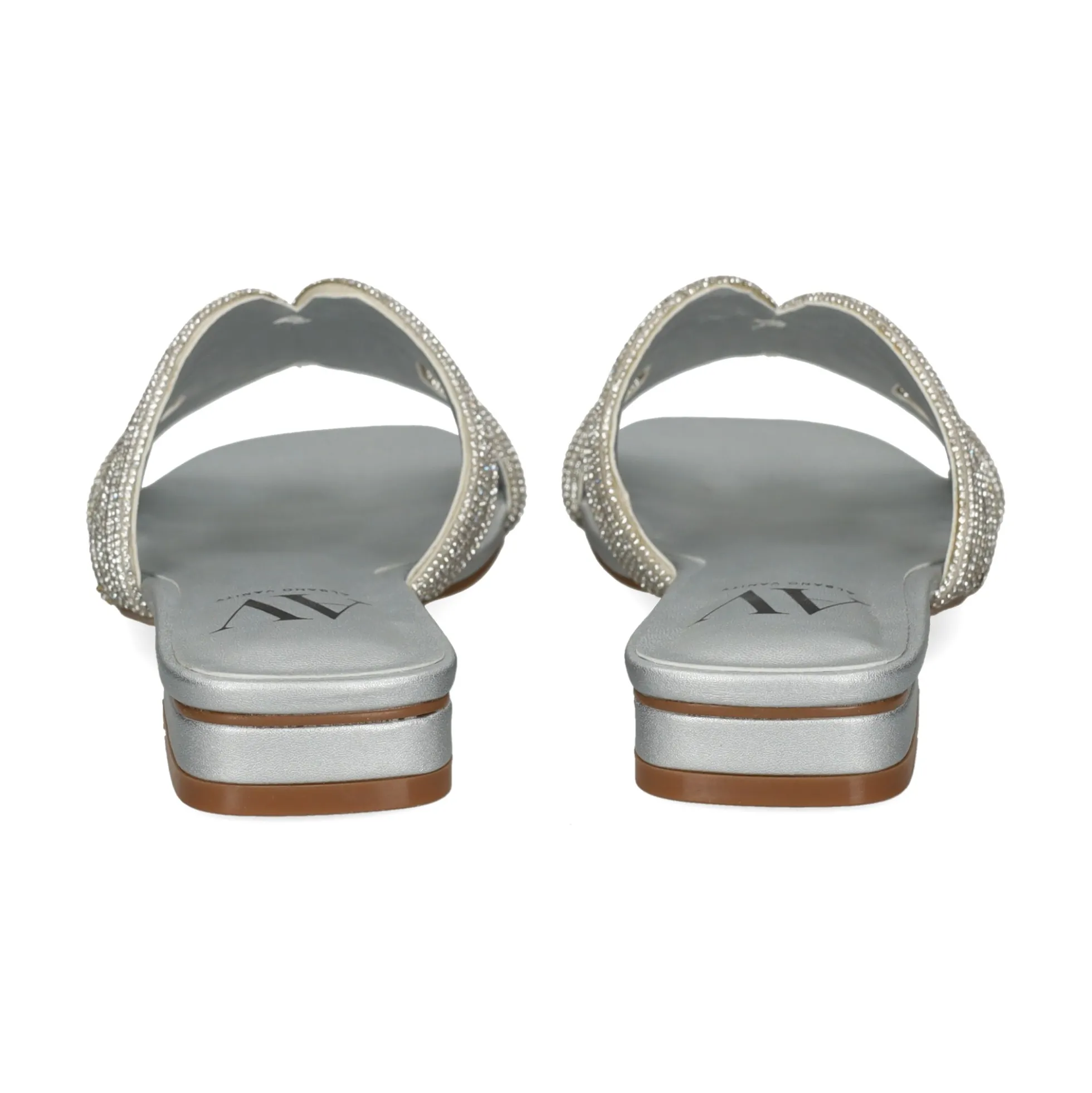 Sandalias planas de Mujer AV6737 / 2 SILVER