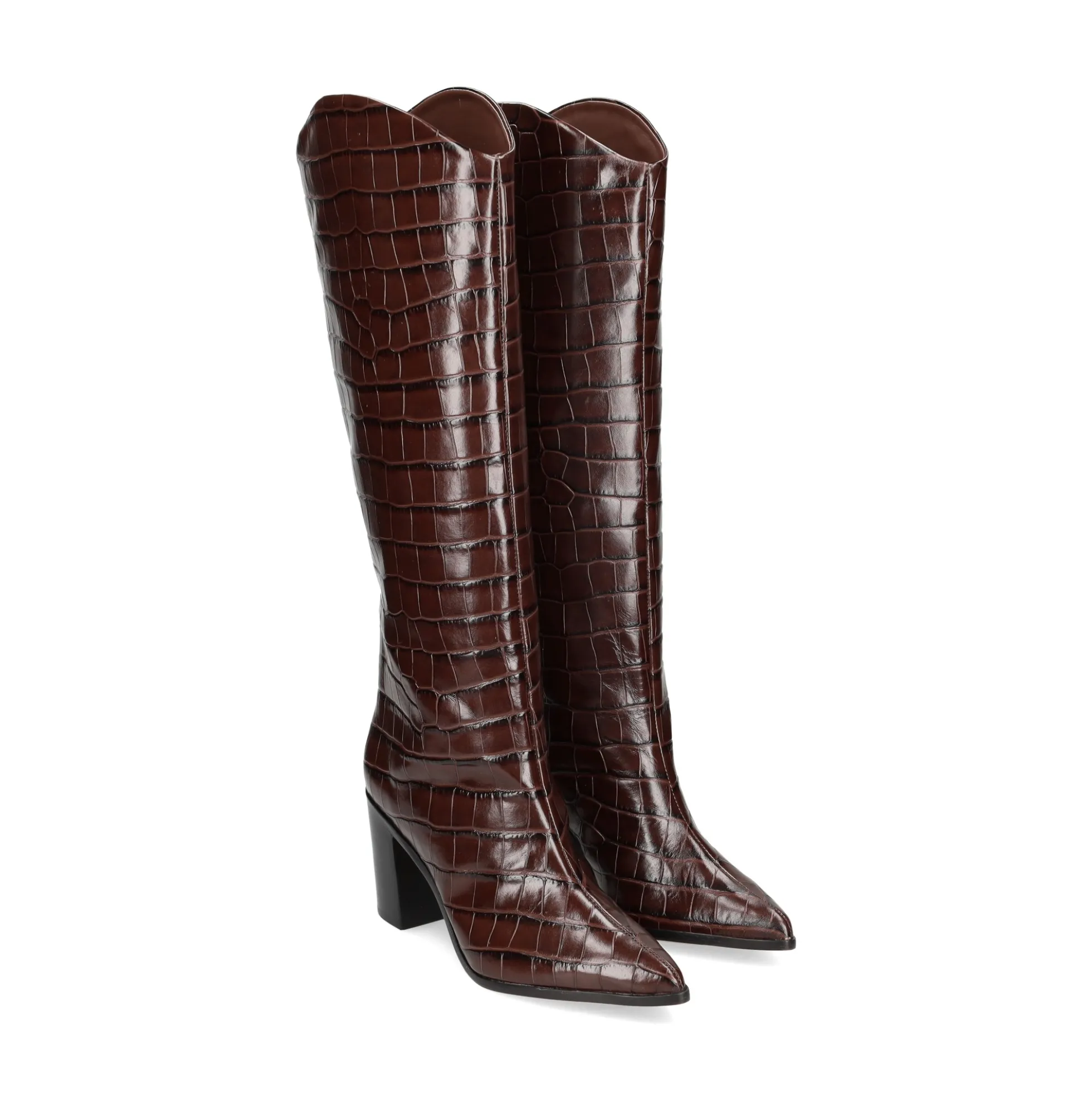 SCHUTZ Botas con tacón de Mujer S201320068 0015 BROWN