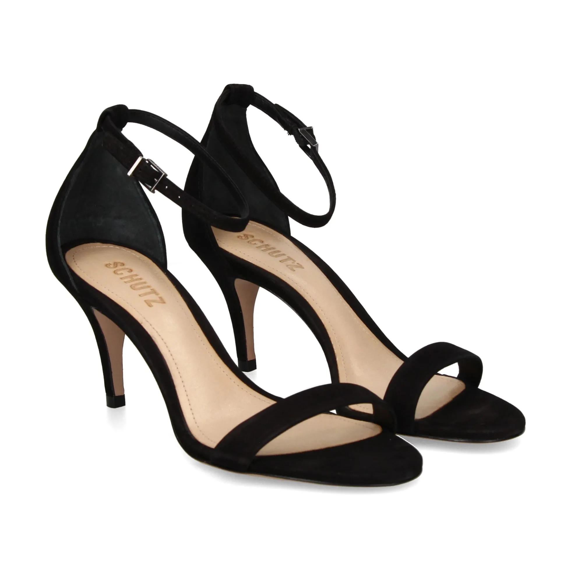 SCHUTZ Sandalias con tacón de Mujer S0422903240263 NEGRO