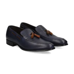 SERGIO SERRANO Mocasines de Hombre 5823 MARINO/CUERO