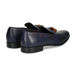 SERGIO SERRANO Mocasines de Hombre 5823 MARINO/CUERO