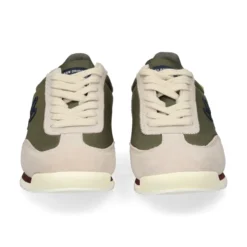 SILBON Zapatillas de Hombre 133637 VERDE BEIGE