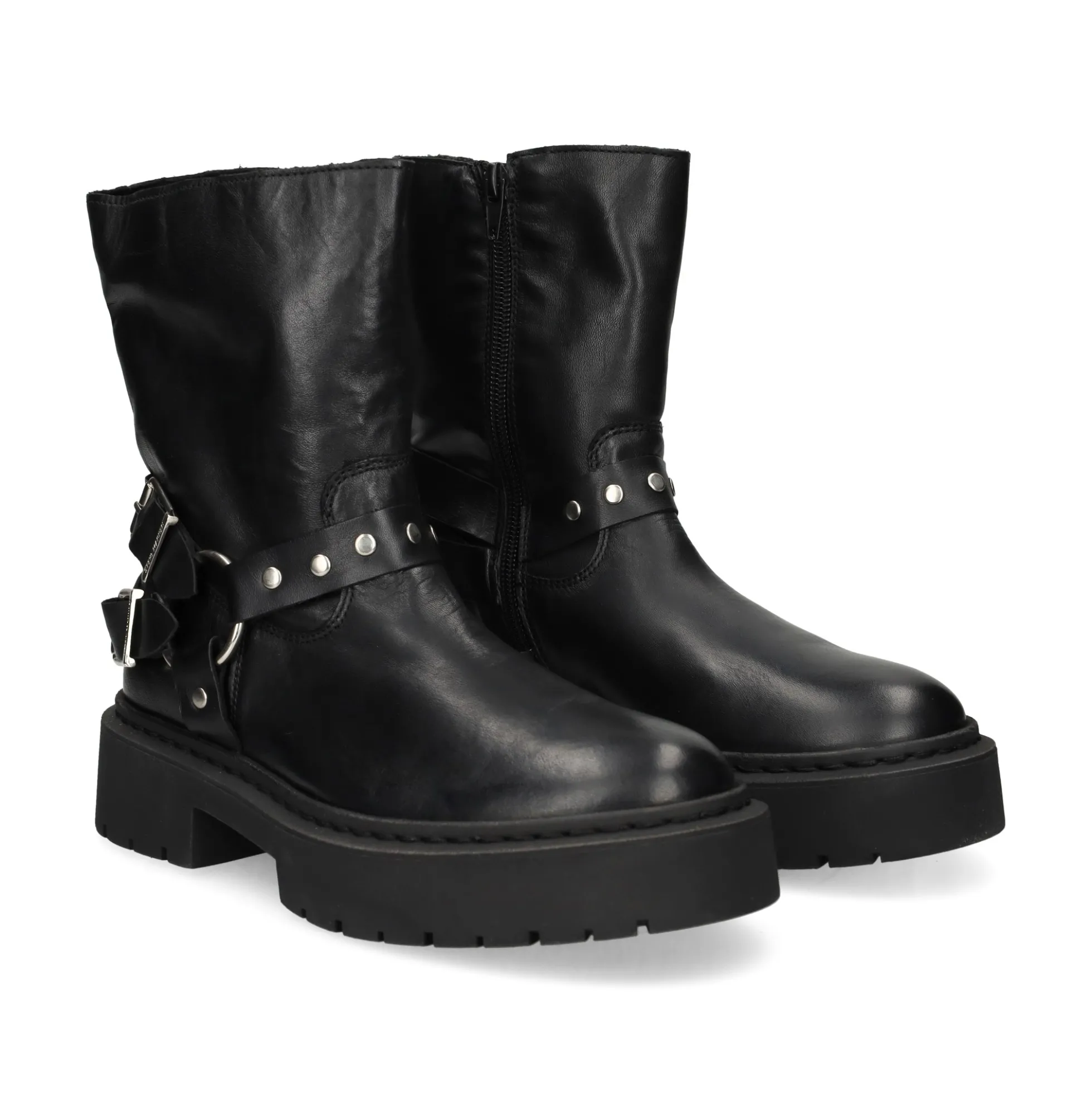 STEVE MADDEN Botines planos de Mujer GAROCHE NEGRO