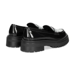 STEVE MADDEN Mocasines de Mujer LONGHAUL NEGRO