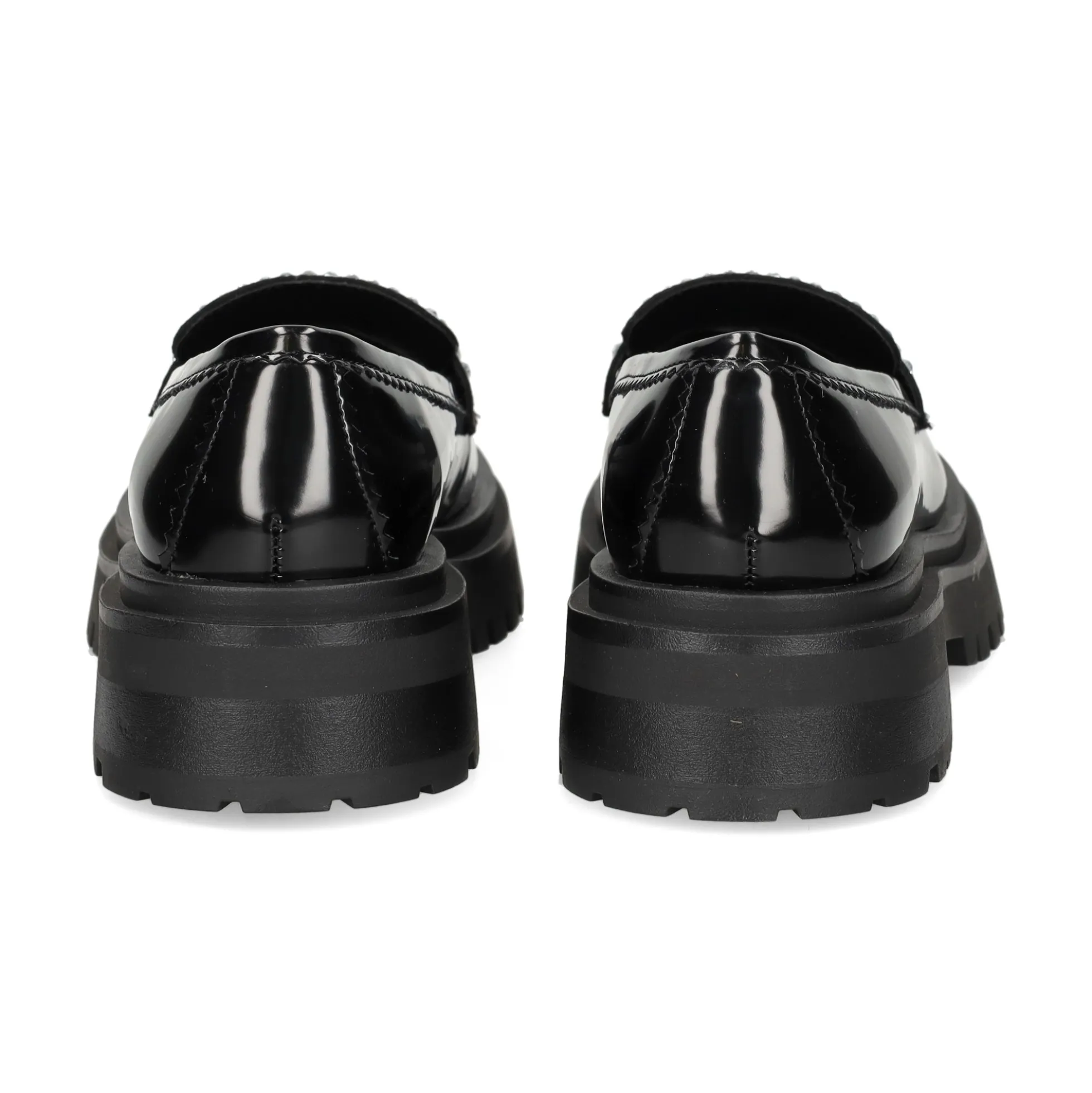 STEVE MADDEN Mocasines de Mujer LONGHAUL NEGRO