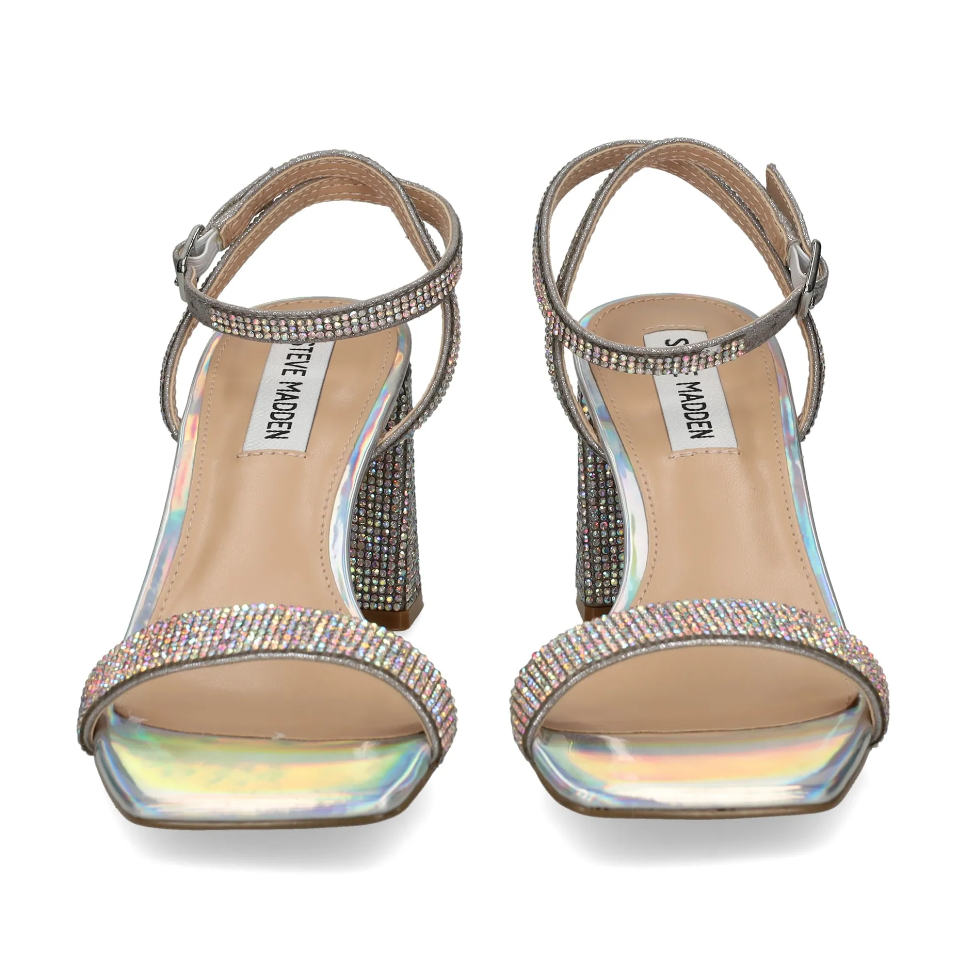STEVE MADDEN Sandalias con tacón de Mujer LUXE-R CRYSTAL