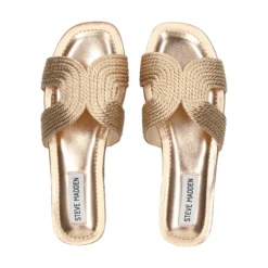 STEVE MADDEN Sandalias planas de Mujer ZARNIA ORO ROSA