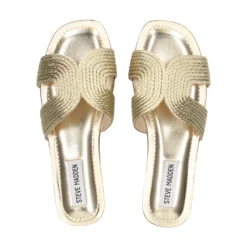 STEVE MADDEN Sandalias planas de Mujer ZARNIA ORO