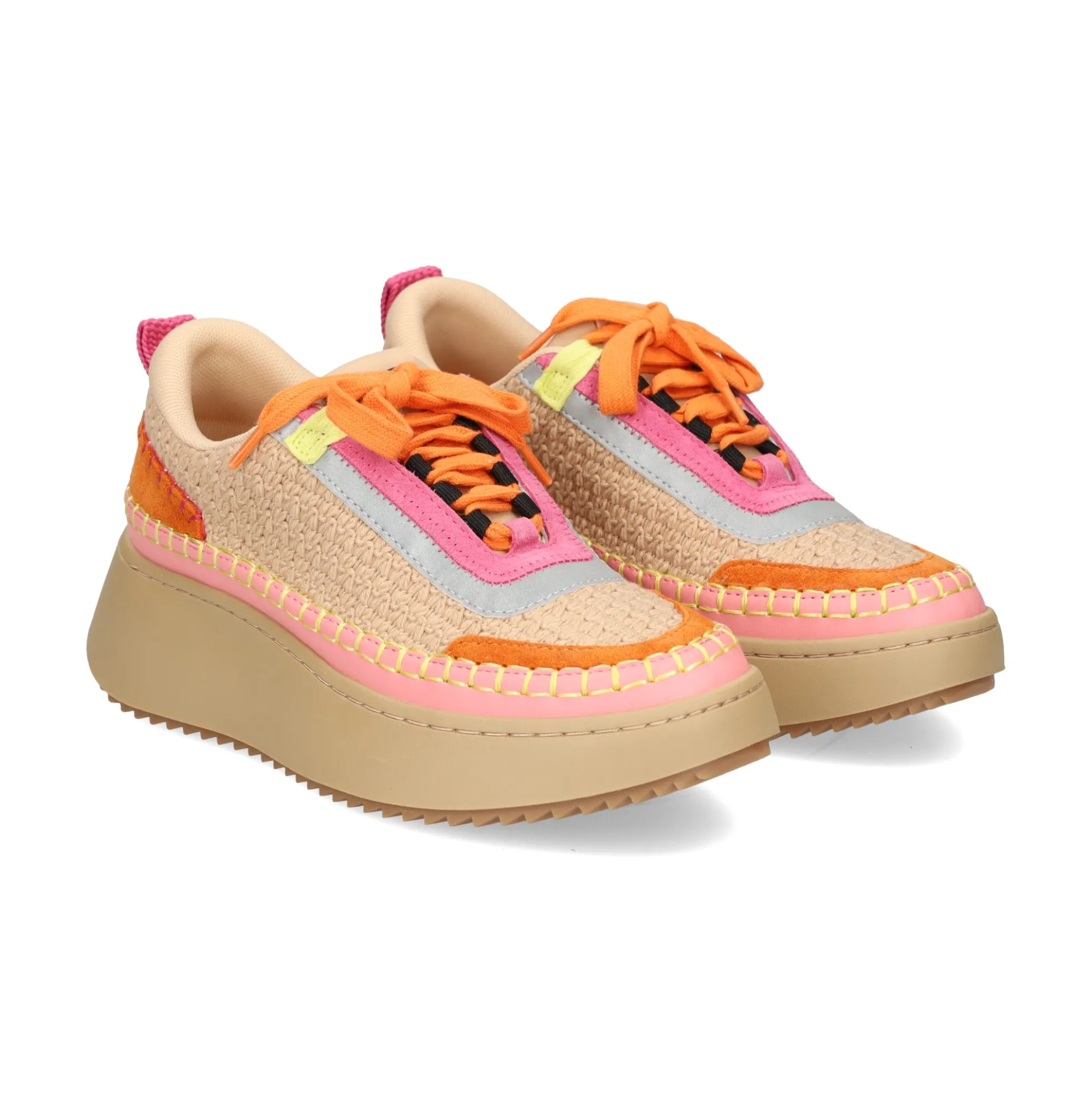 STEVE MADDEN Zapatillas de Mujer DOUBLETAKE NATURAL/ORANGE