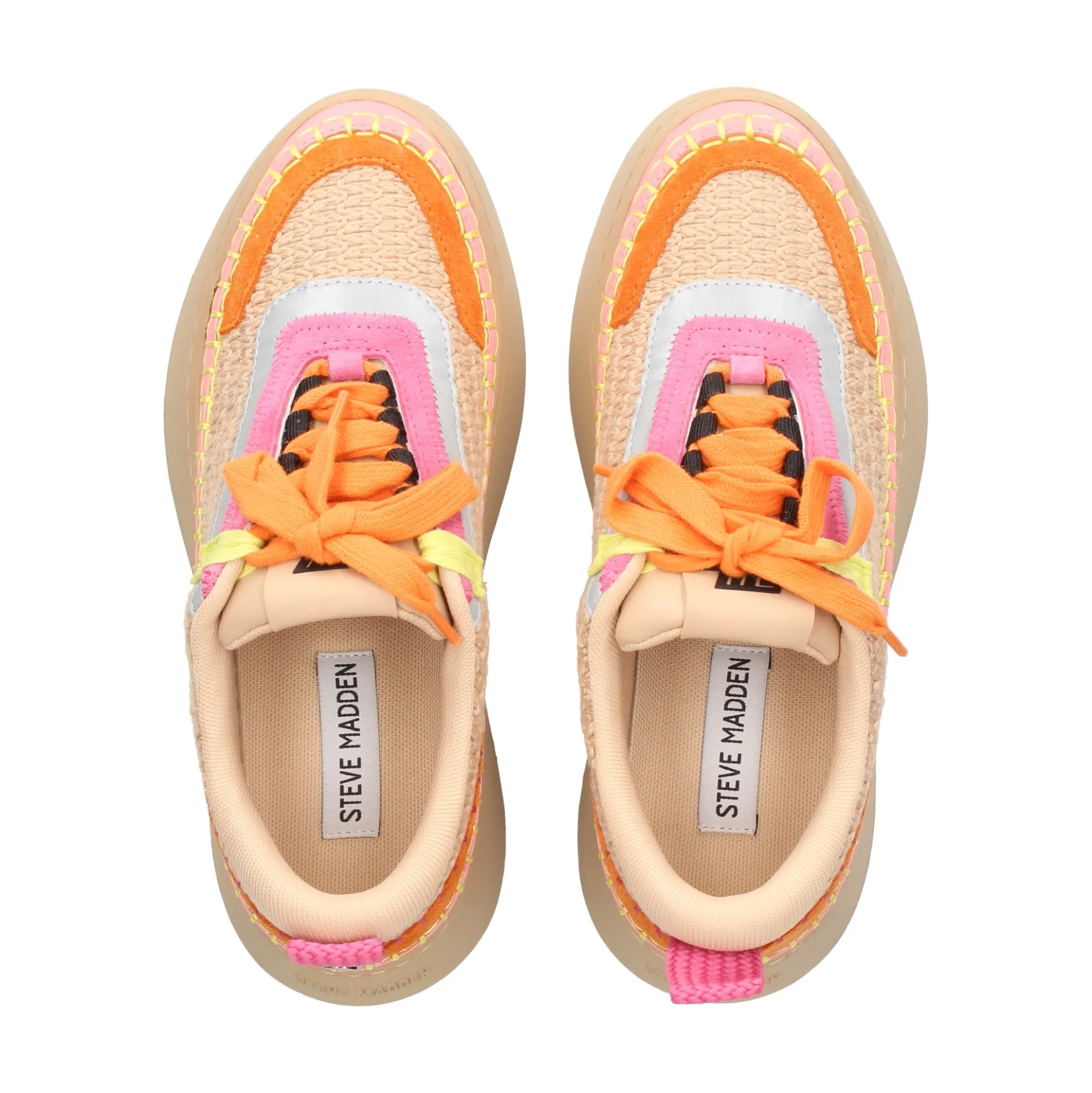 STEVE MADDEN Zapatillas de Mujer DOUBLETAKE NATURAL/ORANGE