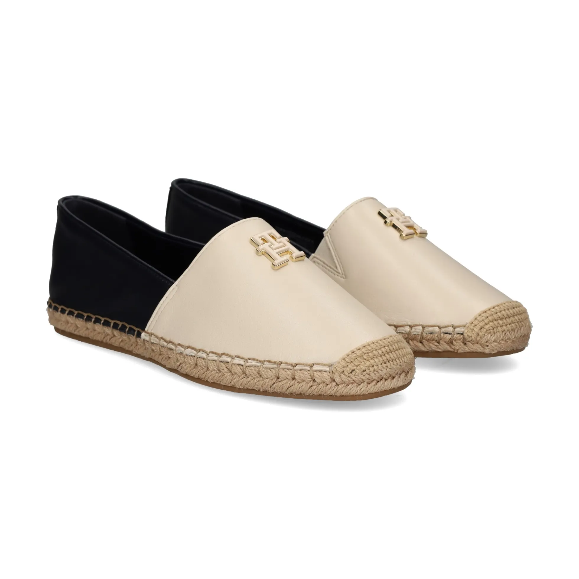 TOMMY HILFIGER Alpargatas de Mujer FW0FW09246 0G0 AZUL/CREMA