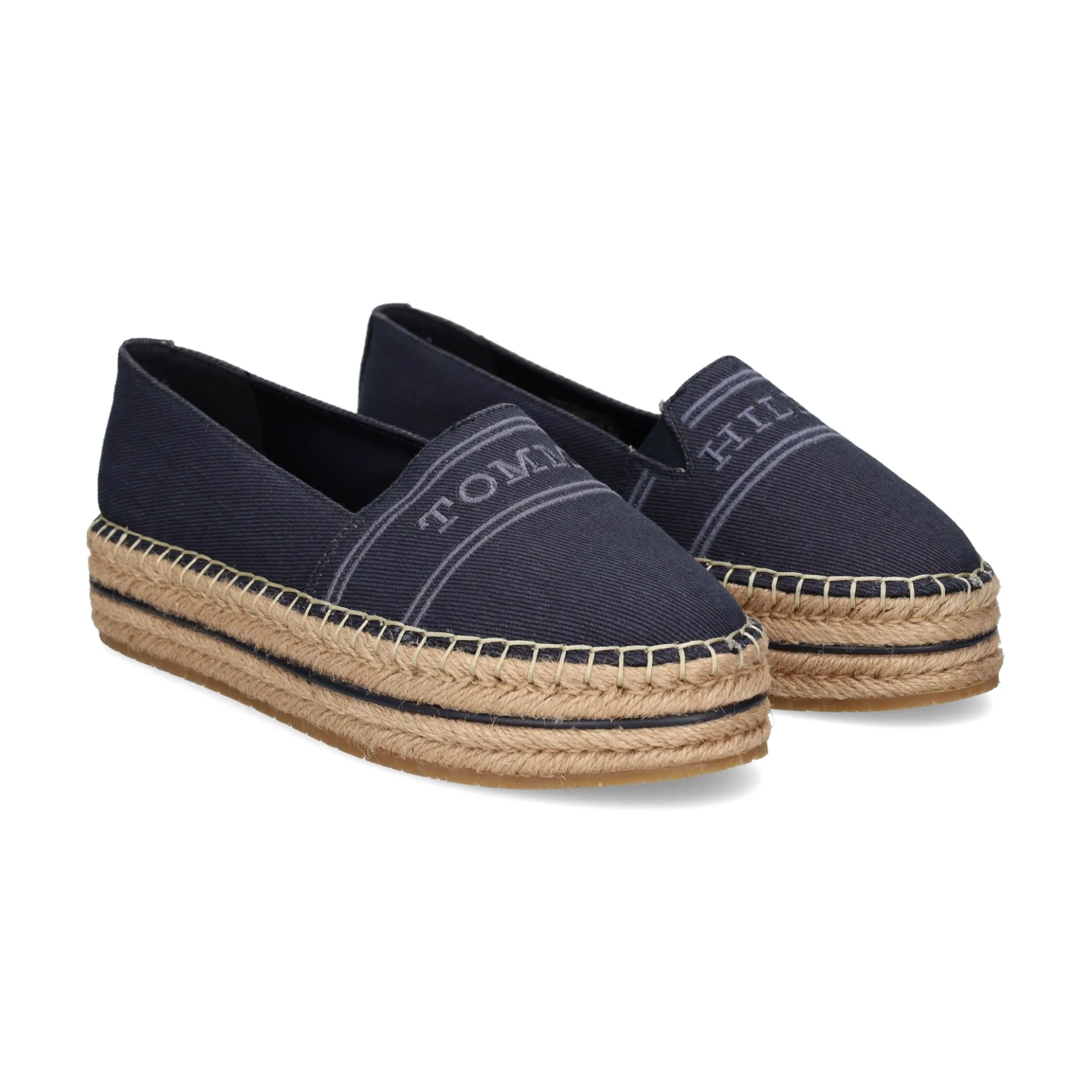 TOMMY HILFIGER Alpargatas de Mujer FW0FW08543 DW6 SPACE BLUE