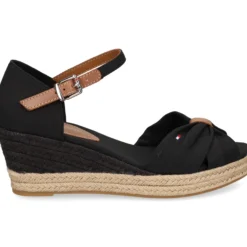 TOMMY HILFIGER Alpargatas de Mujer FW0FW04785 BDS BLACK
