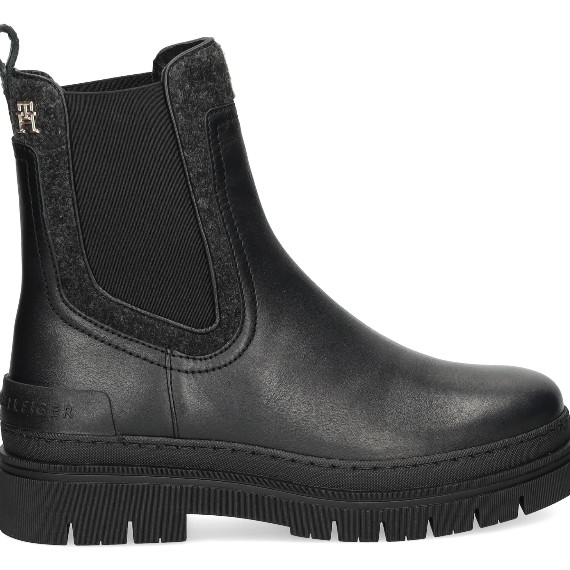 TOMMY HILFIGER Botines planos de Mujer FW0FW07655 BDS BLACK