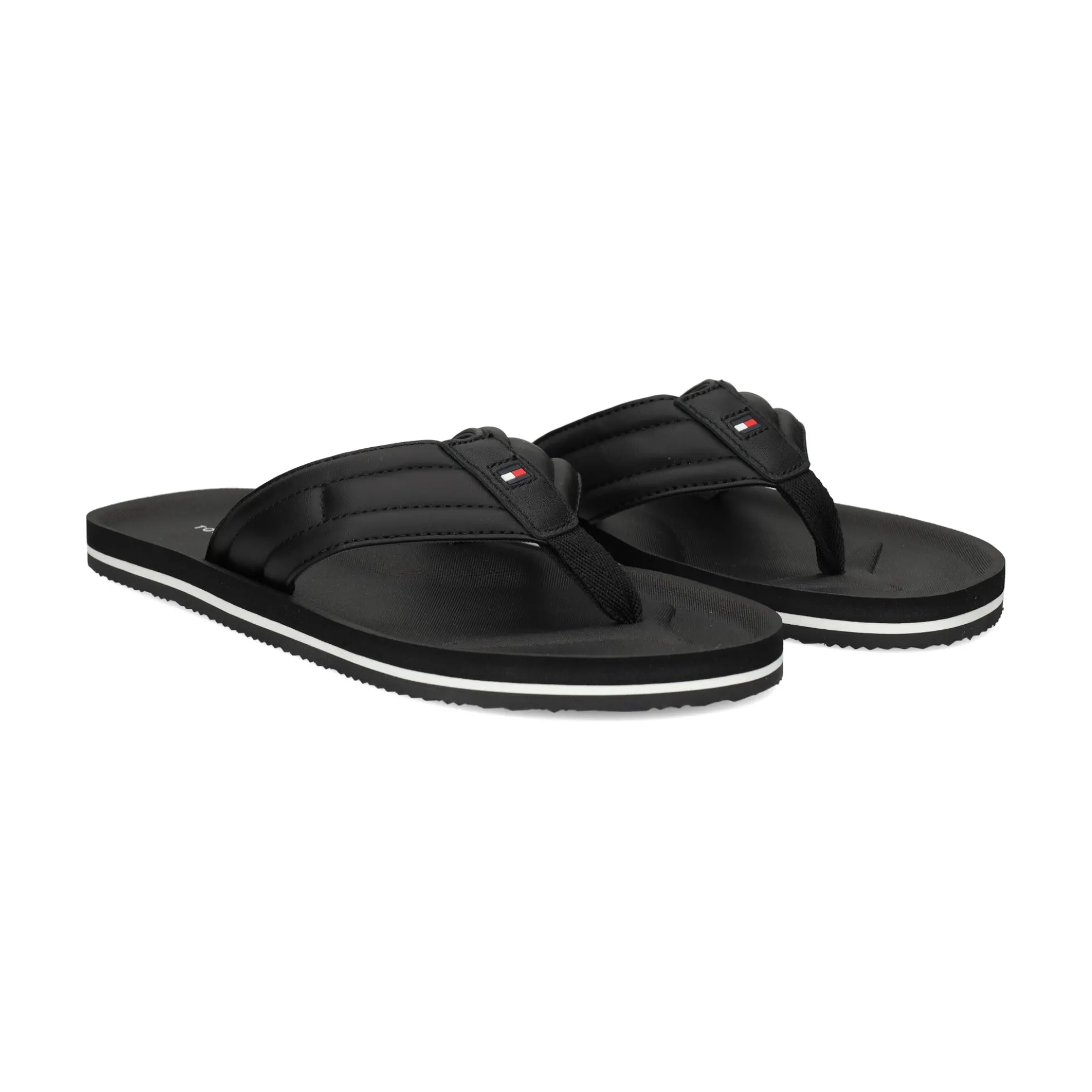 TOMMY HILFIGER Chanclas de Hombre FM0FM05801 BDS NEGRO
