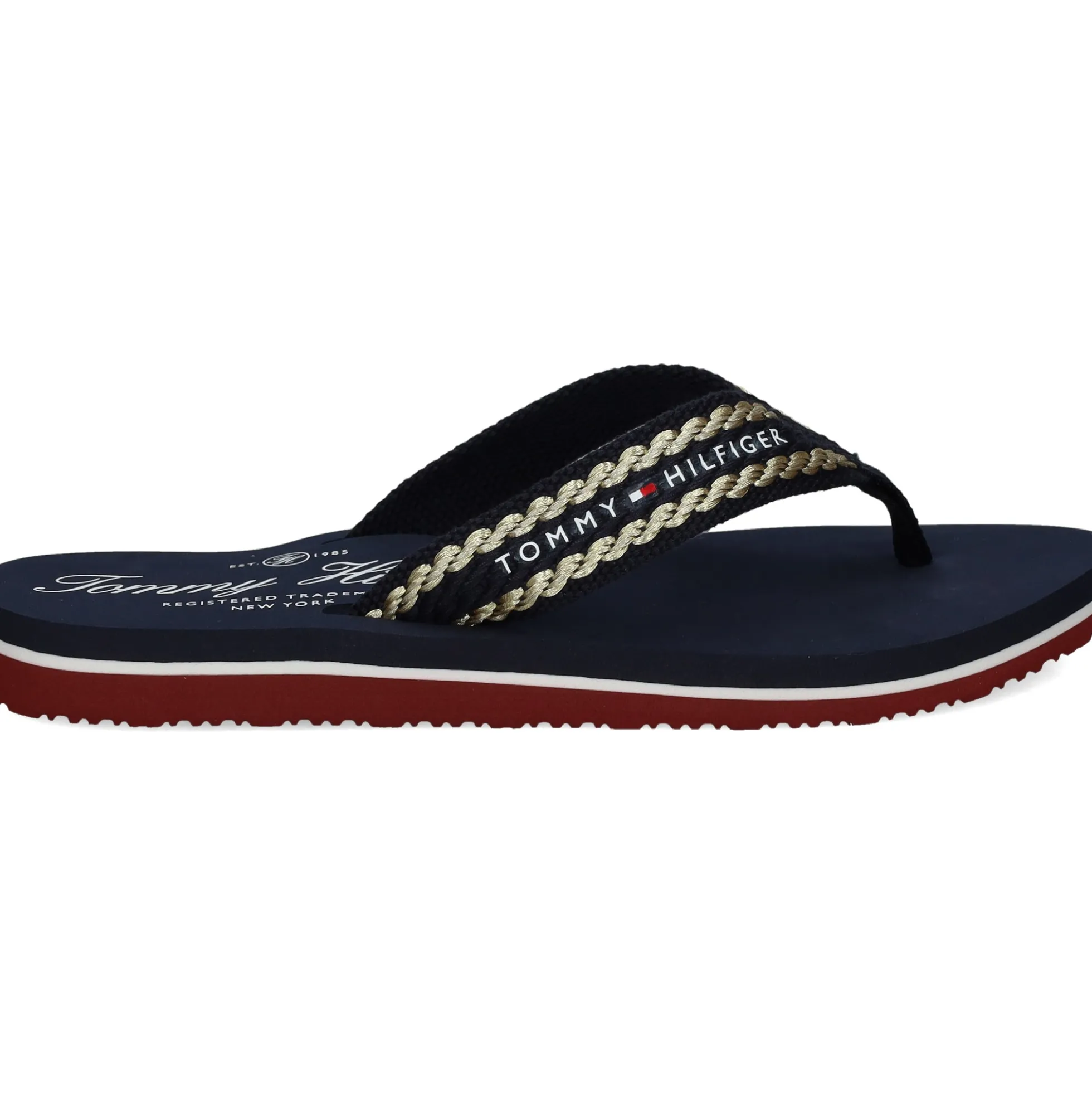 TOMMY HILFIGER Chanclas de Mujer FW0FW07581 DW6 SPACE BLUE