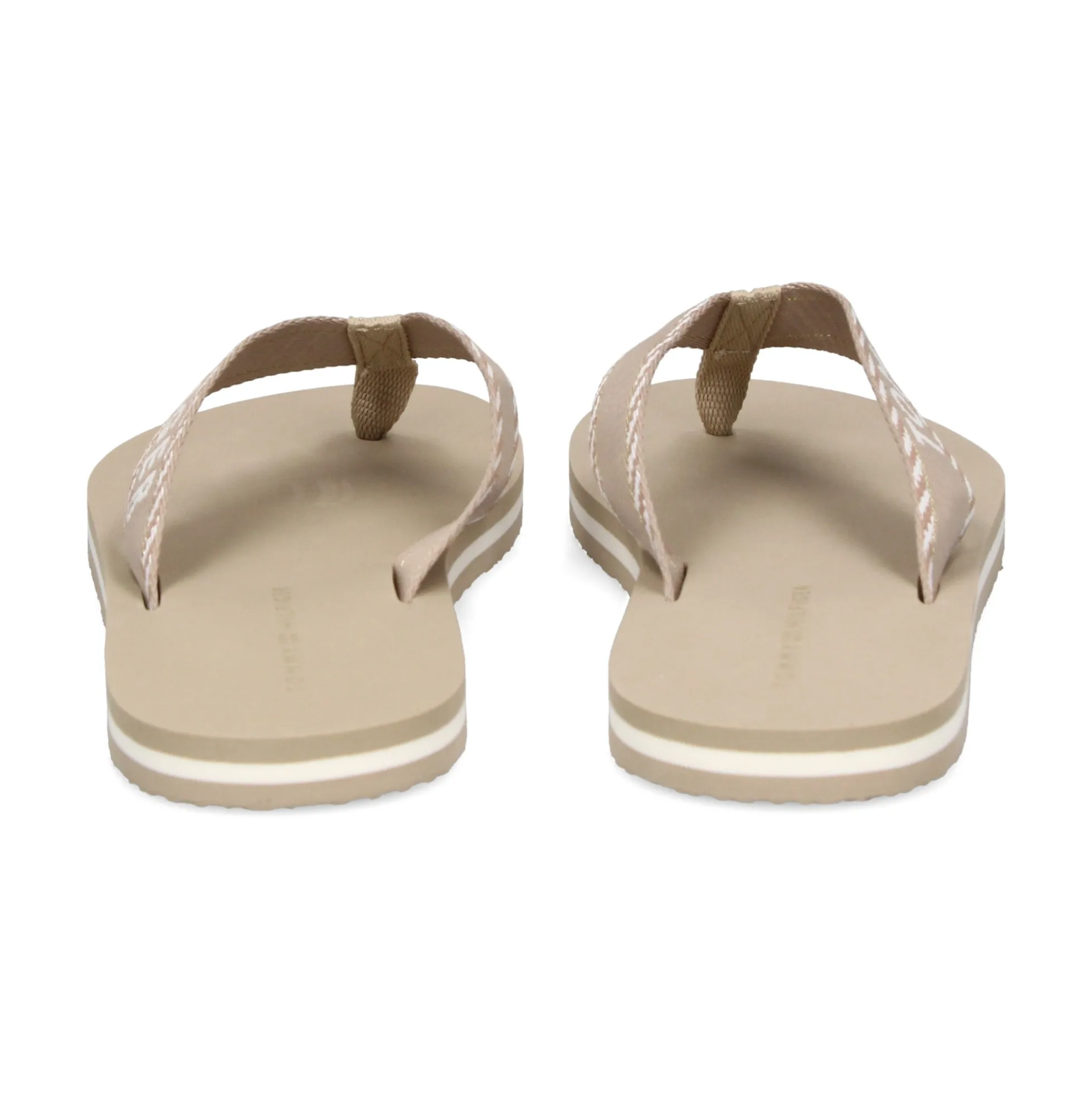TOMMY HILFIGER Chanclas de Mujer FW0FW07143 RBT SANDALWOOD