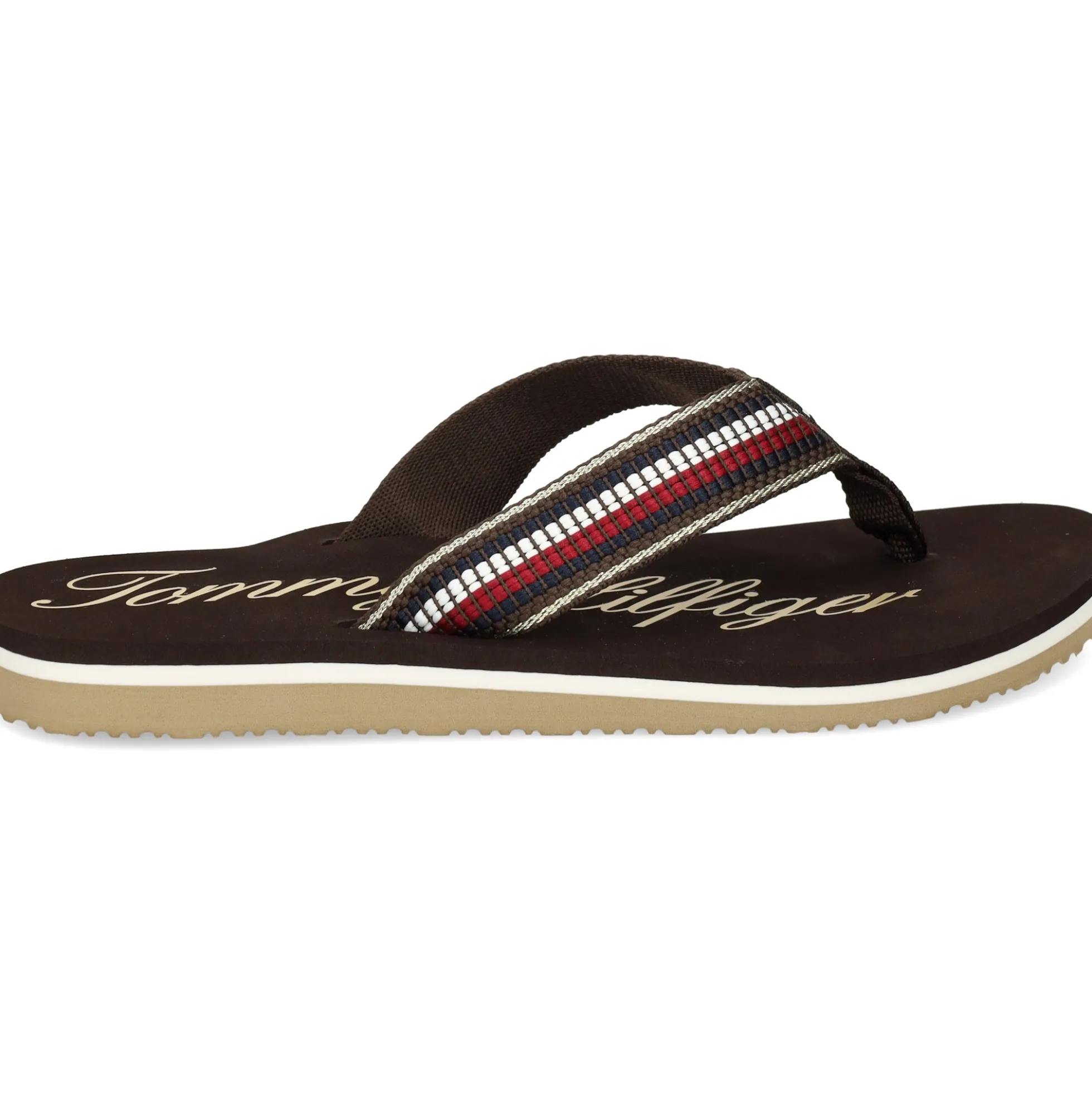 TOMMY HILFIGER Chanclas de Mujer FW0FW08142 HJT CHOCOLATE
