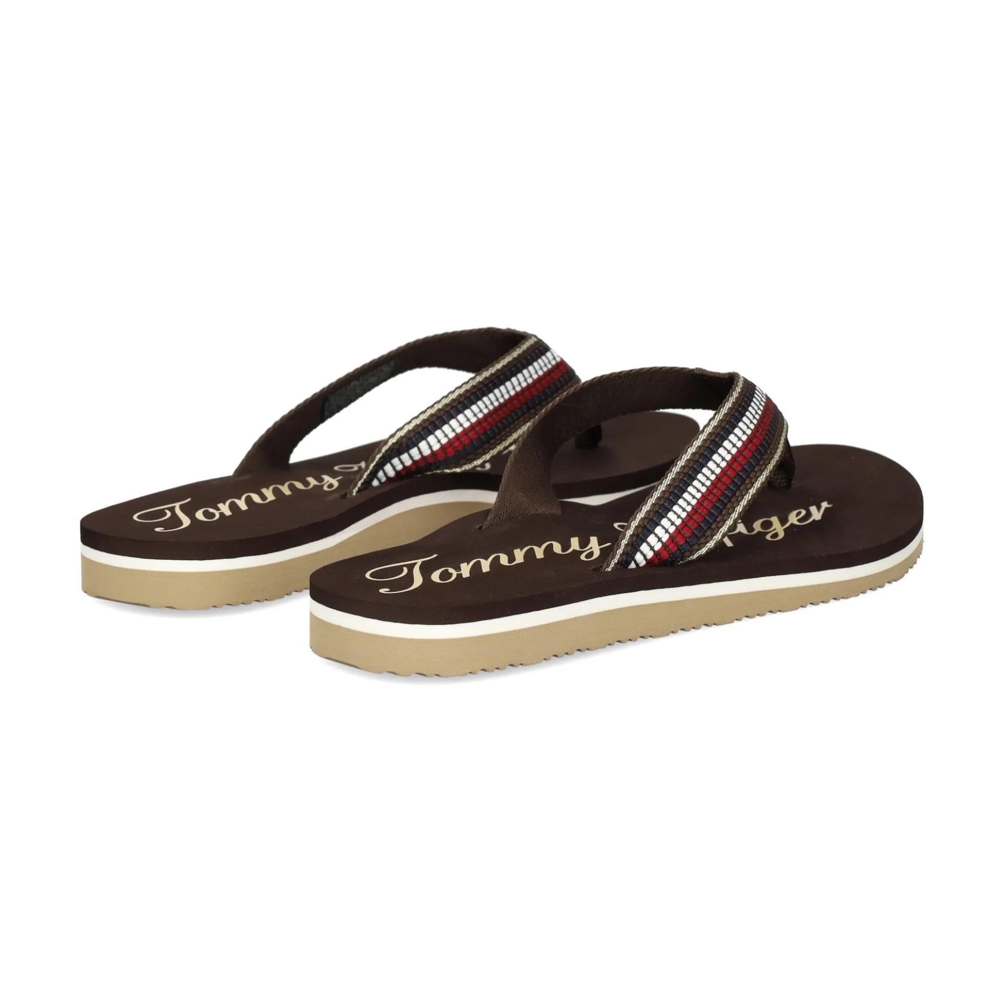 TOMMY HILFIGER Chanclas de Mujer FW0FW08142 HJT CHOCOLATE