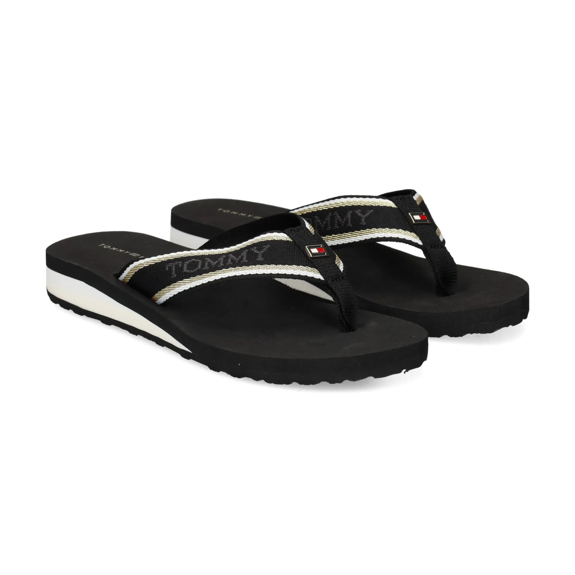 TOMMY HILFIGER Chanclas de Mujer FW0FW08015 BDS BLACK