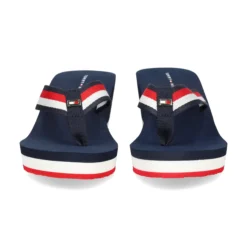 TOMMY HILFIGER Chanclas de Mujer W0FW07987 0G0 RED WHITE B