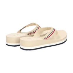 TOMMY HILFIGER Chanclas de Mujer FW0FW07821 AES WHITE CLAY