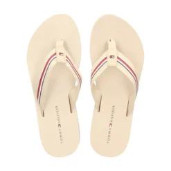 TOMMY HILFIGER Chanclas de Mujer FW0FW07821 AES WHITE CLAY