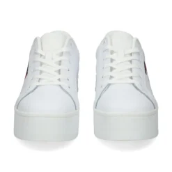 TOMMY HILFIGER Sandalias con plataforma de Mujer EN0EN02518 YBS WHITE
